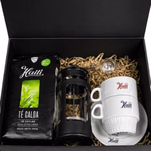 Cafetera Francesa + Set Tazas + Té Ceylán + Cuchara